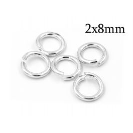  100pcs Adabele Authentic 925 Sterling Silver Open Jump