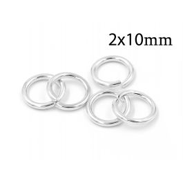 Beadsnice 925 Sterling Silver Jump Rings Single Loops Open Jump Rings &  Split Rings For Jewelry Finding DIY ID25629 - AliExpress