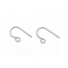Sterling Silver 925 French Ear Wire 15mm thickness 0.8mm Ear hooks