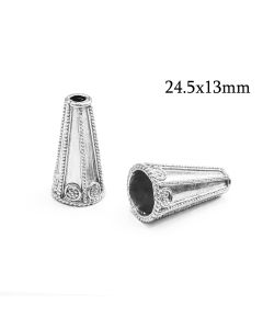 3588s-sterling-silver-925-pattern-cone-24.5x13mm-with-holes-9.5mm-and-3.1mm.jpg