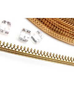 Brass Gallery Bezel Gallery Wire Crown Pattern 5.6mm