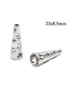 6348s-sterling-silver-925-flower-pattern-cone-23x8.5mm-with-holes-7mm-and-2mm-.jpg