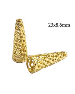 6354b-brass-circles-pattern-cone-23x8.6mm-with-holes-7mm-and-1.1mm.jpg