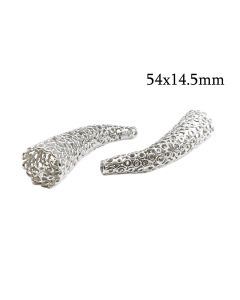 6460s-sterling-silver-925-circles-pattern-cone-54x14.5mm-with-holes-13mm-and-3mm.jpg