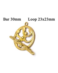 6984-6985b-brass-round-toggle-clasp-decorated-with-flower-loop-23x23mm-bar-30mm.jpg