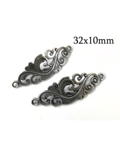 7087s-sterling-silver-925-connector-32x10mm-link-for-bracelet-decorative-floral-pattern.jpg