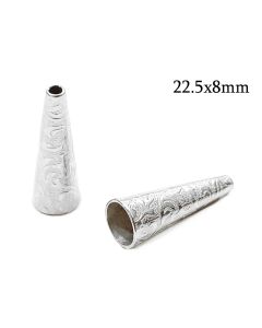 7271s-sterling-silver-925-floral-pattern-cone-22.5x8mm-with-holes-6.8mm-and-1.7mm-.jpg