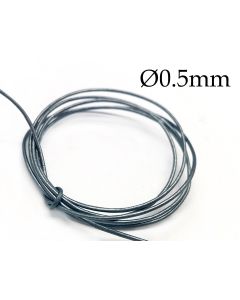 950965s-metallic-grey--round-leather-cord-0.5mm.jpg