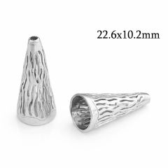 10661s-sterling-silver-925-pattern-cone-22.6x10.2mm-with-holes-8.3mm-and-1.4mm.jpg