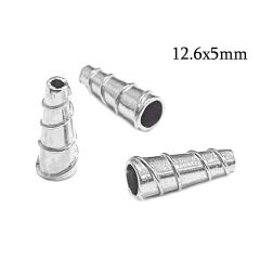5837s-sterling-silver-925-pattern-cone-12.6x5mm-with-holes-3mm-and-1.3mm.jpg