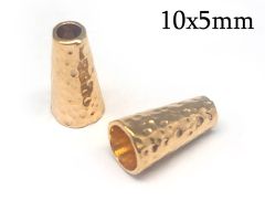 5841b-brass-hill-tribe-hammered-cone-bead-10x5mm.jpg