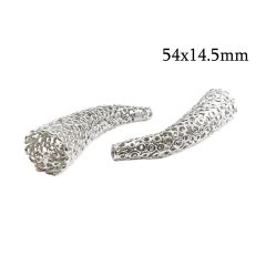 6460s-sterling-silver-925-circles-pattern-cone-54x14.5mm-with-holes-13mm-and-3mm.jpg