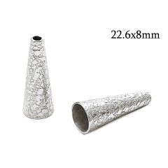 7277s-sterling-silver-925-pattern-cone-22.6x8mm-with-holes-7.3mm-and-2mm-.jpg
