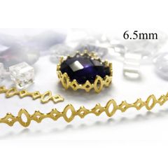 9204br-brass-cast-gallery-bezel-wire-with-geometric-rombus-pattern-64x6.5mm.jpg