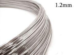 Fine Silver 999 Round Wire thickness 1.2mm 16GA