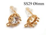 95016-956346b-brass-round-crown-bezel-cup-post-earrings-6mm-with-loop.jpg