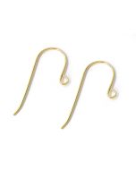  Gold filled French Ear Wire 26mm, 21 Gauge (0.7mm), Ear hooks