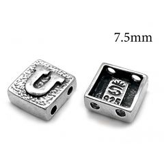 5003us-sterling-silver-925-alphabet-letter-u-bead-7mm-with-4-holes-1mm.jpg