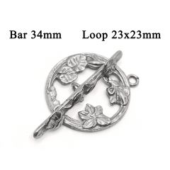 6986-6987s-sterling-silver-925-round-toggle-clasp-decorated-with-flowers-anf-leaves-loop-23x23mm-bar-34mm.jpg