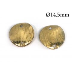 8239w2hb-brass-round-line-textured-disc-link-14.5mm-with-2-holes.jpg