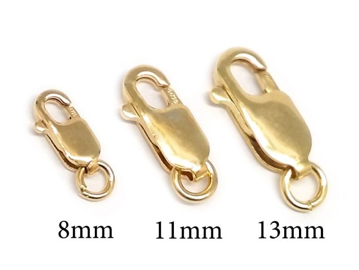 32mm Large 18K Gold Filled Lobster Clasp, Lobster Clasp, Lobster Claw  Clasp, Gold Clasp, Bracelet Clasp, 32x17mm, CL418 - BeadsCreation4u