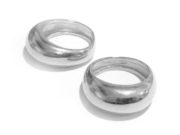 Sterling Silver 925 Chunky Minimalistic Ring size 6US