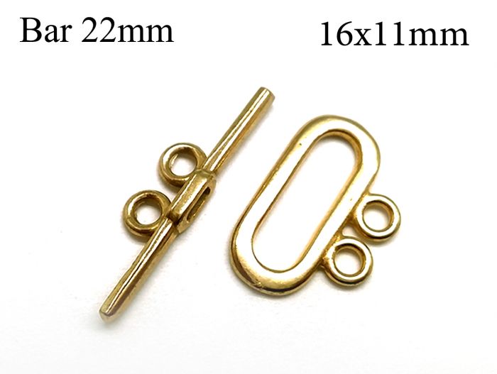 Brass toggle clasp discount