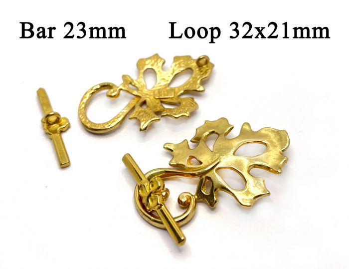 Brass discount toggle clasp