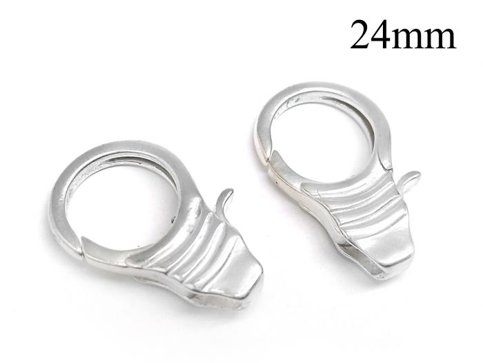 Sterling Silver Trigger Clasp, S925 Silver Lobster Clasps for