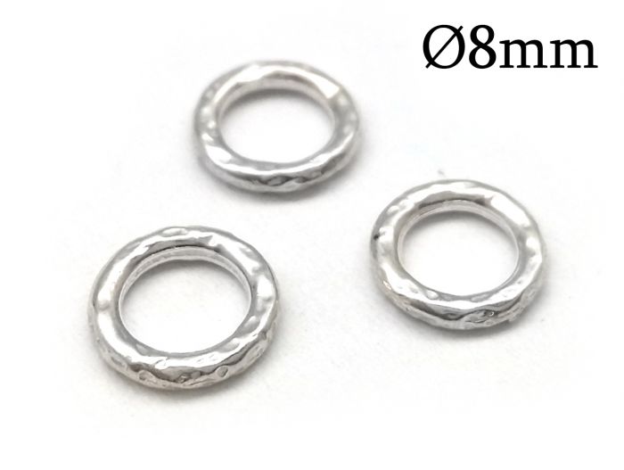 The Beadsmith Jumplocks, 4mm, 20 Gauge, Sterling Silver Jump Rings