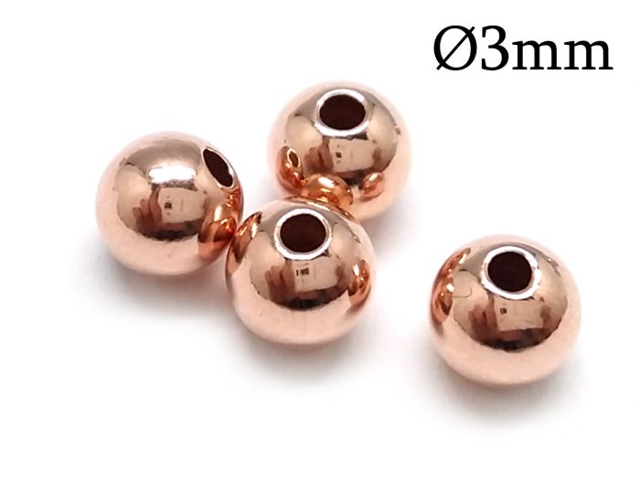 Rose Gold Rhinestone Spacer Beads - 10mm – RCS Blanks, LLC