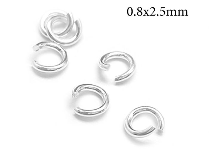 Sterling silver 925 Round Wire thickness 0.8mm 20 Gauge