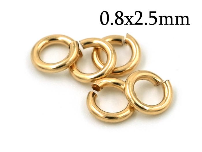 Jump Rings 14kt Gold Filled Open 2mm 3mm 4mm 6mm Inner Diameter , 4mm 5mm  6mm 8mm Outer Diameter 18, 20 & 24 Gauge 