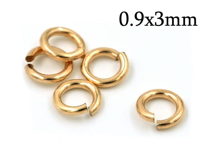 Gold Filled Jump Rings, Open – Beads of Paradise