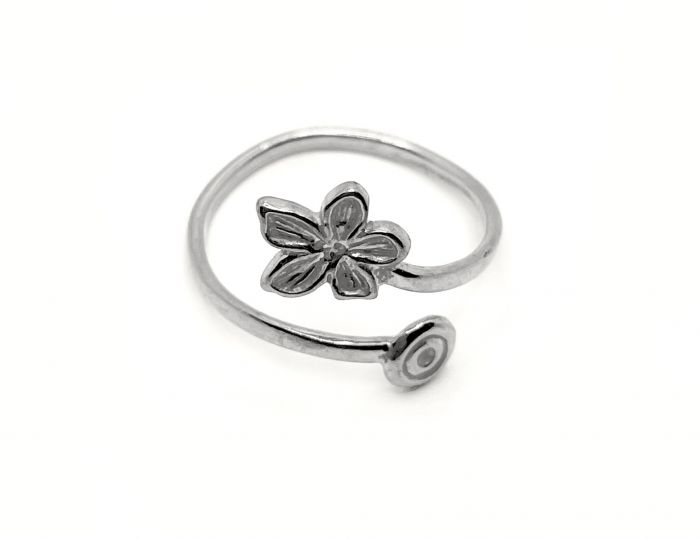 Amazon.com: 925 Sterling Silver Ring, Flower Shape