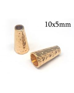 5841b-brass-hill-tribe-hammered-cone-bead-10x5mm.jpg