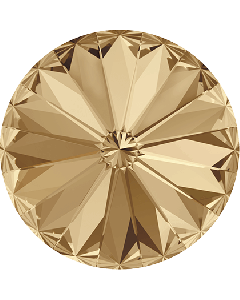 12mm 1122 Rivoli Swarovski Undrilled Fancy Stones Golden Shadow