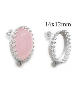 95016-956327rb-brass-oval-crown-bezel-cup-post-earrings-16x12mm-with-loop.jpg
