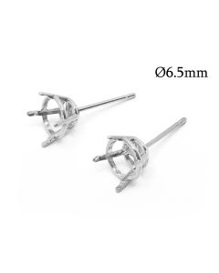 950186-956276s-sterling-silver-925-6.5mm-round-4-prong-bezel-stud-earring-mounting-settings.jpg