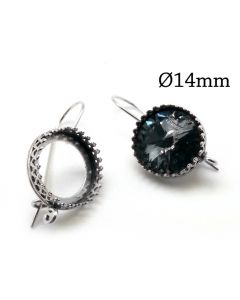 956356b-brass-ear-wire-round-crown-bezel-earrings-settings-14mm-with-open-loop.jpg