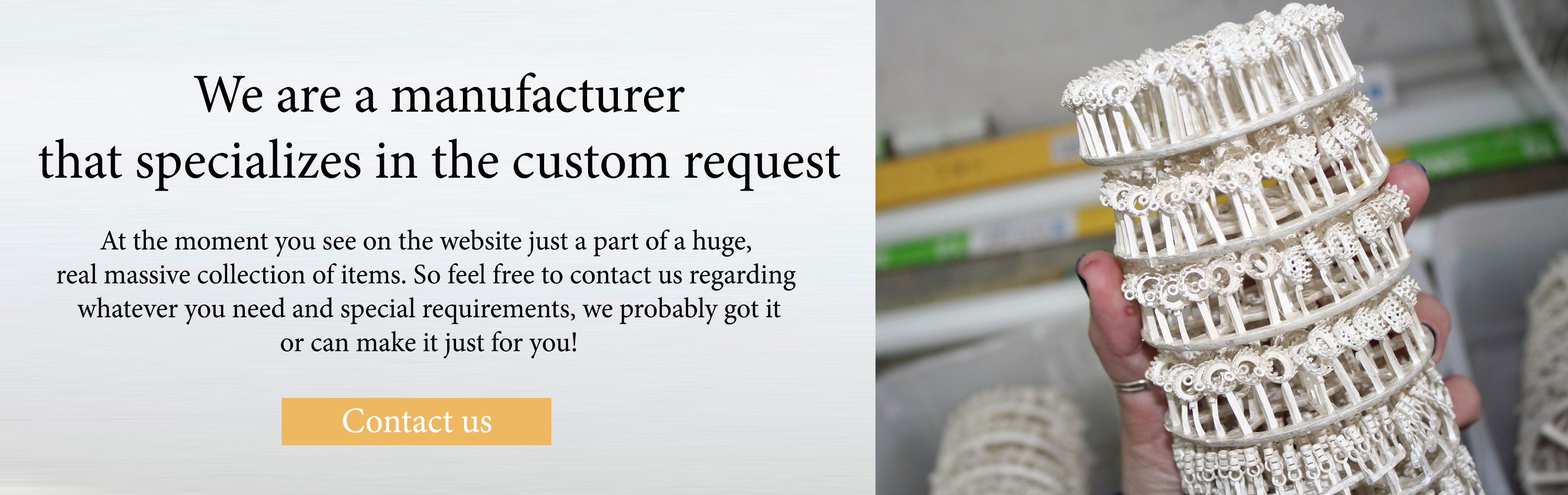 JBB Findings manufacturers. High quality beads & findings, made in Israel