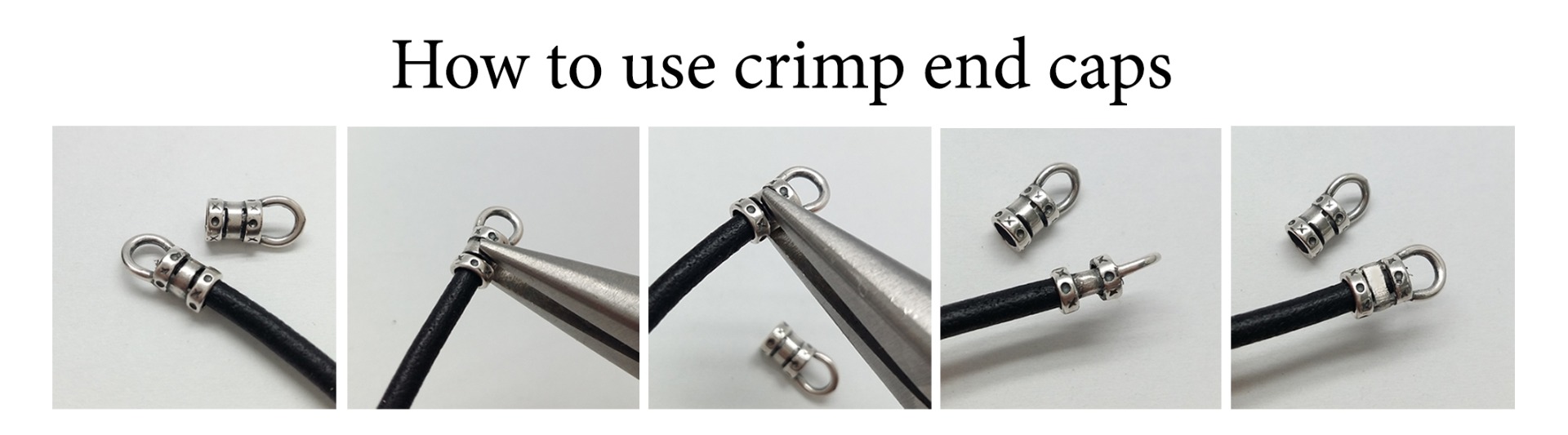 How to use crimp end caps